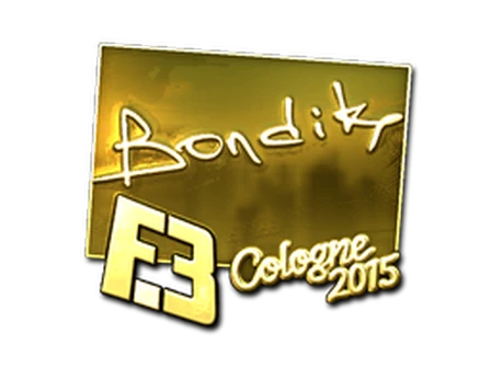 Sticker | bondik (Gold) | Cologne 2015 image