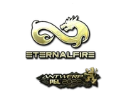 Sticker | Eternal Fire (Gold) | Antwerp 2022 image