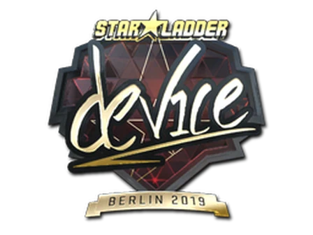 Sticker | device (Gold) | Berlin 2019 image