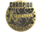 Sticker | kyousuke (Gold, Champion) | Cologne 2026 image