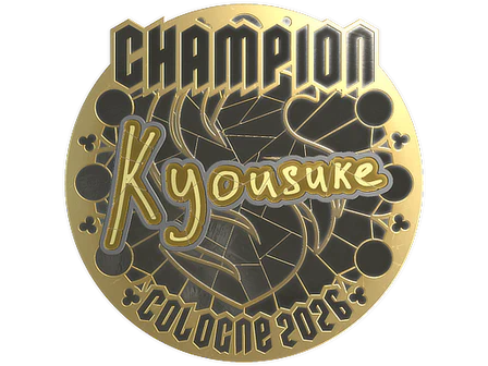 Sticker | kyousuke (Gold, Champion) | Cologne 2026 image