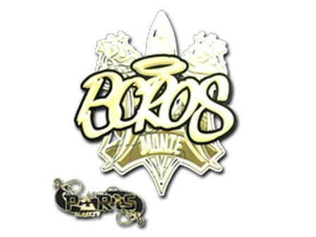 Sticker | BOROS (Gold) | Paris 2023 image