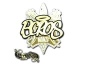 Sticker | BOROS (Gold) | Paris 2023 image