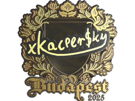 Sticker | xKacpersky (Gold) | Budapest 2025 image
