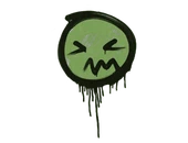 Sealed Graffiti | Grimace (Battle Green) image