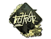 Sticker | Techno4K (Gold) | Rio 2022 image