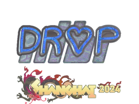 Sticker | drop (Holo) | Shanghai 2024 image