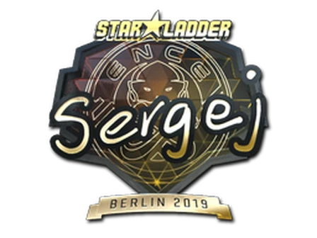 Sticker | sergej (Gold) | Berlin 2019 image