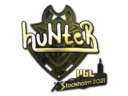 Sticker | huNter- (Gold) | Stockholm 2021 image