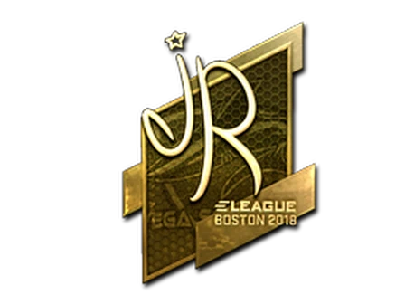 Sticker | jR (Gold) | Boston 2018 image