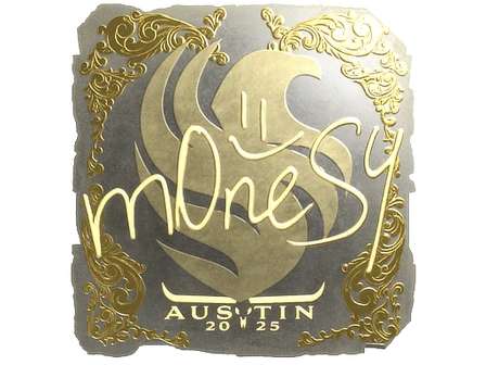Sticker | m0NESY (Gold) | Austin 2025 image