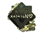 Sticker | xertioN (Gold) | Rio 2022 image