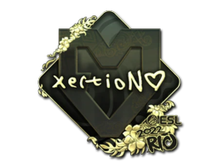 Sticker | xertioN (Gold) | Rio 2022 image