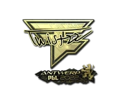 Sticker | Twistzz (Gold) | Antwerp 2022 image