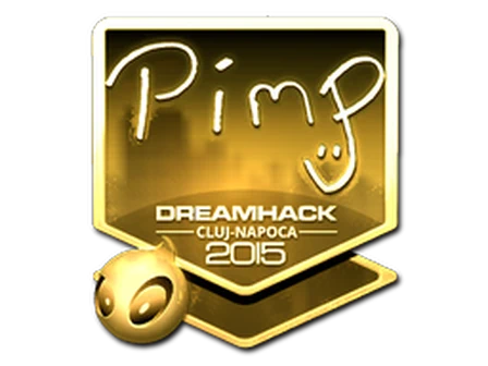 Sticker | Pimp (Gold) | Cluj-Napoca 2015 image