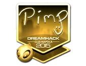 Sticker | Pimp (Gold) | Cluj-Napoca 2015 image