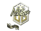 Sticker | niko (Gold)  | Paris 2023 image