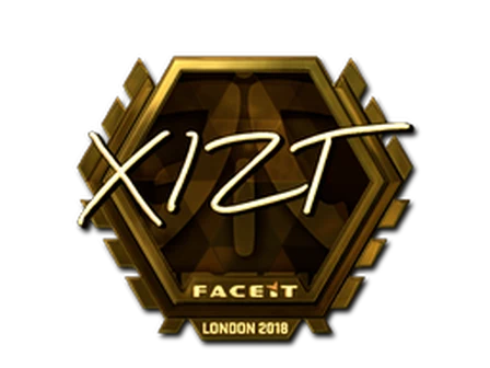 Sticker | Xizt (Gold) | London 2018 image