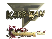 Sticker | karrigan (Gold) | Shanghai 2024 image