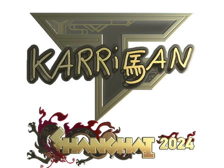 Sticker | karrigan (Gold) | Shanghai 2024 image