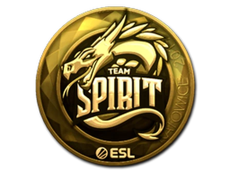 Sticker | Team Spirit (Gold) | Katowice 2019 image