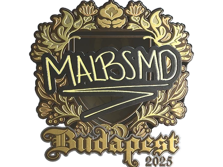 Sticker | malbsMd (Gold) | Budapest 2025 image