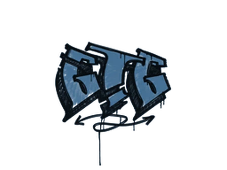 Sealed Graffiti | GTG (Monarch Blue) image