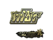 Sticker | Tuurtle (Gold) | Antwerp 2022 image