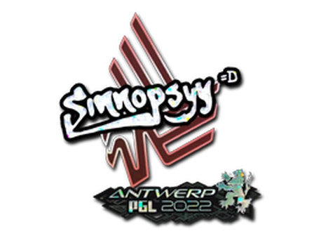 Sticker | sinnopsyy (Glitter) | Antwerp 2022 image