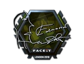 Sticker | Edward (Foil) | London 2018 image