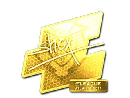 Sticker | shox (Gold) | Atlanta 2017 image
