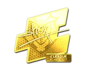 Sticker | shox (Gold) | Atlanta 2017 image