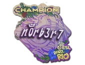Sticker | n0rb3r7 (Champion) | Rio 2022 image