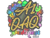 Sticker | EmiliaQAQ (Holo) | Budapest 2025 image