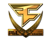 Sticker | FaZe Clan (Gold) | Krakow 2017 image
