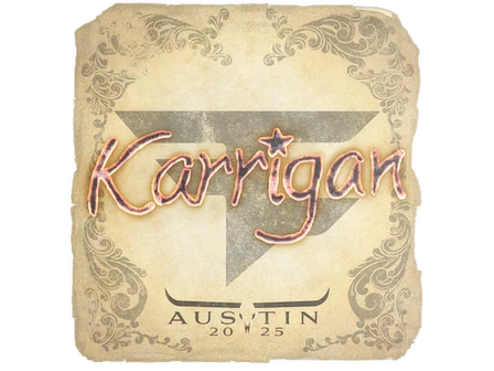 Sticker | karrigan | Austin 2025 image