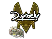 Sticker | dupreeh (Glitter, Champion) | Paris 2023 image