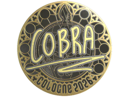 Sticker | cobra (Gold) | Cologne 2026 image