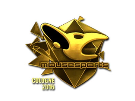 Sticker | mousesports (Gold) | Cologne 2016 image