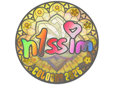 Sticker | n1ssim (Holo) | Cologne 2026 image