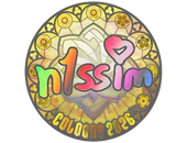 Sticker | n1ssim (Holo) | Cologne 2026 image