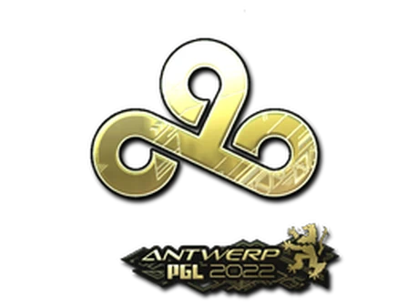 Sticker | Cloud9 (Gold) | Antwerp 2022 image