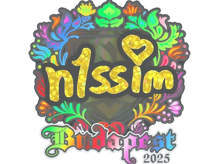 Sticker | n1ssim (Holo) | Budapest 2025 image