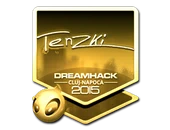 Sticker | tenzki (Gold) | Cluj-Napoca 2015 image