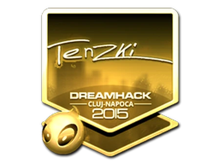 Sticker | tenzki (Gold) | Cluj-Napoca 2015 image