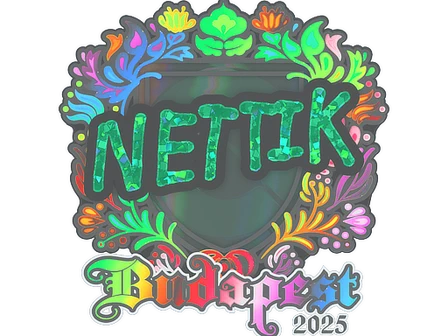 Sticker | nettik (Holo) | Budapest 2025 image
