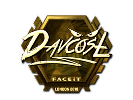Sticker | DavCost (Gold) | London 2018 image