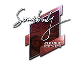 Sticker | somebody (Foil) | Boston 2018 image