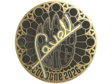 Sticker | faveN (Gold) | Cologne 2026 image