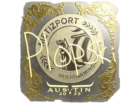 Sticker | Plopski (Gold) | Austin 2025 image